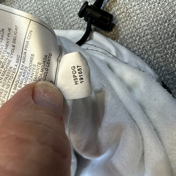 Nike Black White Windbreaker Jacket Large Y2K Retro Streetwear Track Zip Up - Picture 5 of 9